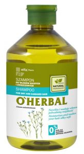 O'Herbal Szampon do włosów suchych i zniszczonych z ekstraktem z lnu